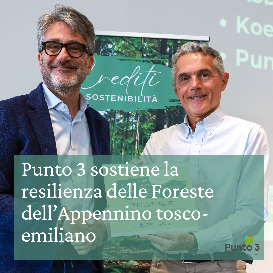 Consegna attestati crediti sostenibilità foreste appennino tosco emiliano
